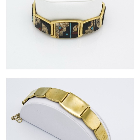 Don Lucas Gold Link Bracelet (Vermeil) - Picture 3 of 5